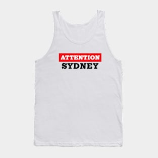 Attention Sydney Tank Top